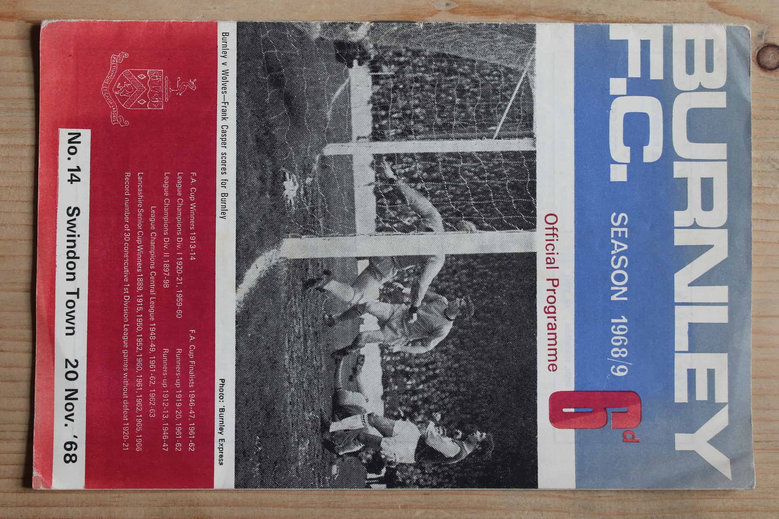 Burnley FC v Swindon Town FC